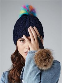 PORTACHIAVI CON POM POM